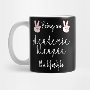 Back to school, Academic weapon inspirational quote, Academic Weapon, academic weapon meaning Mug